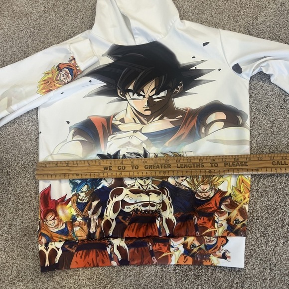 Men's DRAGON BALL Z Graphic Sweatshirt Hoodie Small Goku Anime - Picture 8 of 9